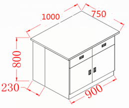 304 Stainless Steel Laboratory Work Bench YR06013-1: Enhancing Operational Efficiency
