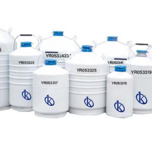 How should a tank of liquid nitrogen be handled?